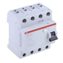Interruptor Diferencial Tetrapolar 440Vca 40A 30Ma FH204AC400,03 ABB