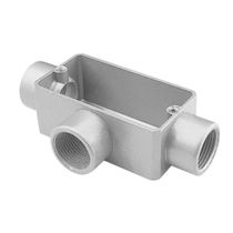 Condulete Alumínio T 2" BSP Cinza Com Tampa Sem Vedação 56106306 Tramontina