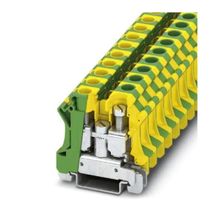 Conector Passagem Terra Poliamida Verde/Amarelo 2,00 a 4,00Mm2 com Parafuso USLKG2,5N Phoenix Contact