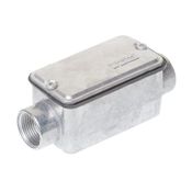 Condulete Alumínio T 1" NPT Cinza Com Tampa Com Vedação E002072040 Wetzel