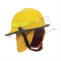 Capacete Bombeiro Termoplástico Amarelo com Visor Hf09204aor CA 35173 Hercules