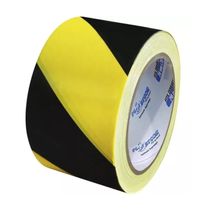 Fita Segurança Isolamento Amarela/Preta Zebrada 200M 70000082 Plastcor