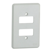Placa 2 Horiz Sep 4X2" Cinza Silent 8506 Pial Legrand