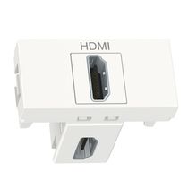 Tomada Áudio/Vídeo Hdmi 19 Pinos Embutida Branca 2 Módulos Orion S70647204 Schneider