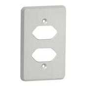 Placa 1+1P Nbr 4X2" Cinza Silent 054397 Pial Legrand
