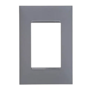 Placa 3 Postos 4X2" Cinza Silent 8503 Pial Legrand