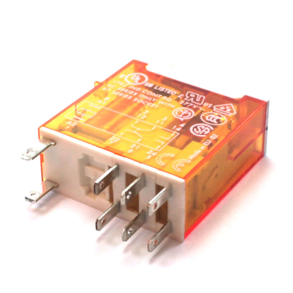 Rele Ind Plug-In/Solda 110Vcc 8A 2Rev 465291100040 - Finder - Dimensional
