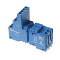 Base Rele Industrial 55.32, 55.34 Trilho Din 35mm Plug-In 250 Vca/Vcc - 9404SPA - Finder