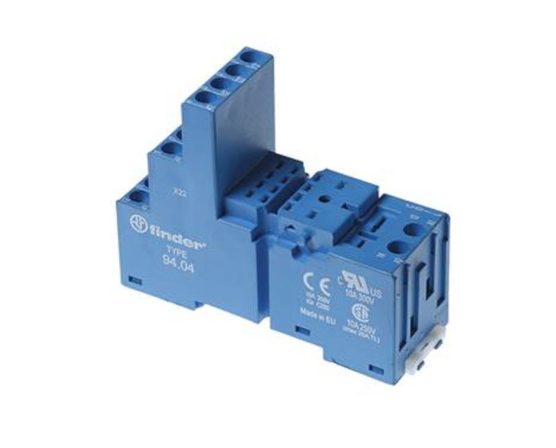 Base Rele Industrial 55.32, 55.34 Trilho Din 35mm Plug-In 250 Vca