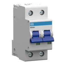 Disjuntor Mini Bipolar 6A 400VCA/250VCC B 10KA Mdwh Mdwhb62 Weg