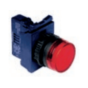 Sinaleiro LED 24V Vermelho Redondo Plast 22mm CSWSD1FE263V WEG