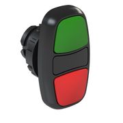 Frontal Botão Duplo Verde e Vermelho 22mm Pulso/Soco CSW2BDF21WH WEG