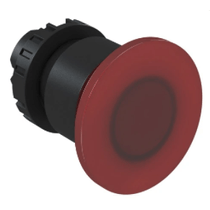 Frontal Botão Vermelho 22mm Pulso/Soco Iluminado Cogumelo 40mm CSWBCI1WH WEG