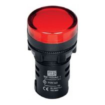 Sinaleiro Vermelho Redondo Plast 22mm LED 110-130Vcc CEWSM1C14 WEG