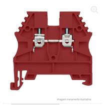 Conector Passagem Pa Vermelho 750V 24A 2,5Mm2 BTWP2,5VM WEG