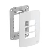 Placa Encaixe 3 Postos 4X2" Br Com Sup Compose 13295558 WEG