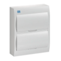 Quadro Distribuição Termoplástico Branco Alav Sobrepor 24 Disjuntor QDW0224BS WEG