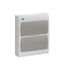 Quadro Distribuição Termoplástico Branco e Cinza Sobrepor 24 Disjuntor QDW0224FS WEG