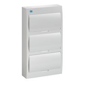 Quadro Distribuição Plástico Branco Sobrepor 36 Disjuntor Sem Barramento QDW0236BS WEG