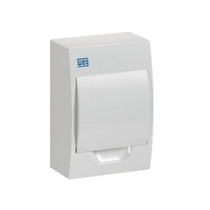 Quadro Distribuição Termoplástico Branco Alav Sobrepor 6 Disjuntor QDW026BS WEG