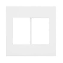 Placa 3+3 Postos 4X4" Branco ARTEOR Pial Legrand