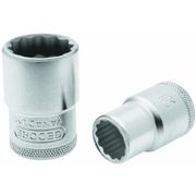 Soquete Estrela E= 1/2" Aço Cromo Vanádio 17 X40Mm D1917MM Gedore