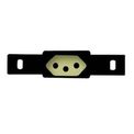 Tomada Predial 1 Módulo Marfim 2Polos+Terra 10A 250V s/Placa | Placa na Horizontal