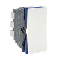 Módulo Interruptor Predial 1 Tecla Paralela Embutir 250 V 10A Branca Borne Automático 611011BC Pial Plus +