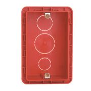 Caixa Passagem Embutir Pvc Vermelha 4x2" Alvenaria 689014 Pial Legrand