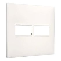 Placa 1+1 Horizontal 4X4" Branca Pial Plus+ 618511BC Pial Plus+
