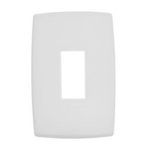 Placa 1 Posto Vertical 4 X 2" Branca Pialplus 618501 Pial
