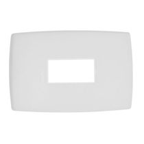 Placa 1 Posto Vertical 4 X 2" Branca Pialplus 618501 Pial