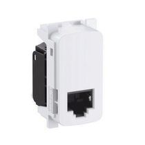 Módulo Tomada Rede Telefonia Rj45 5e 1 Módulo Branca Zeffia 680158 PialMódulo Tomada Rede Telefonia Rj45 5e 1 Módulo Branca Zeffia 680158 Pial Legrand