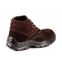 Botina Nobuck Cadarço Bidensidade Biqueira Plastica Marrom 4090FHBN4400LG Tamanho 43 CA 43698 Bracol