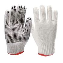 Luva Proteção Mecanica 4 Fios Algodão/Poliester Branca Sem Pigmentação Tamanho Unico 002SP4 Plastcor