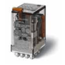 Rele Ind Plug-In Led 24Vcc 7A 4Rev Fix Base 553490240074 Finder