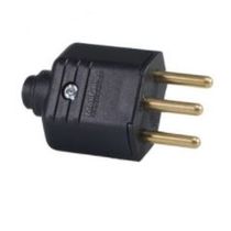 Plugue Macho Triang Pt 2P+T 250V 10A PLD13 Margirius