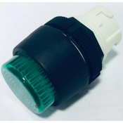 Frontal Botão Iluminação Redondo Sal Metálico Verde F22 3Mm Pulso/Soco BSP215 Ace Schmersal