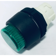 Frontal Botão Iluminação Redondo Sal Metálico Verde F22 3Mm Pulso/Soco BSP215 Ace Schmersal