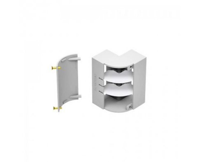 Curva Canaleta V90Gr Al Br 25Mm DT3714000 Dutotec | Dimensional - Imagem ilustrativa, peça ampliada do produto