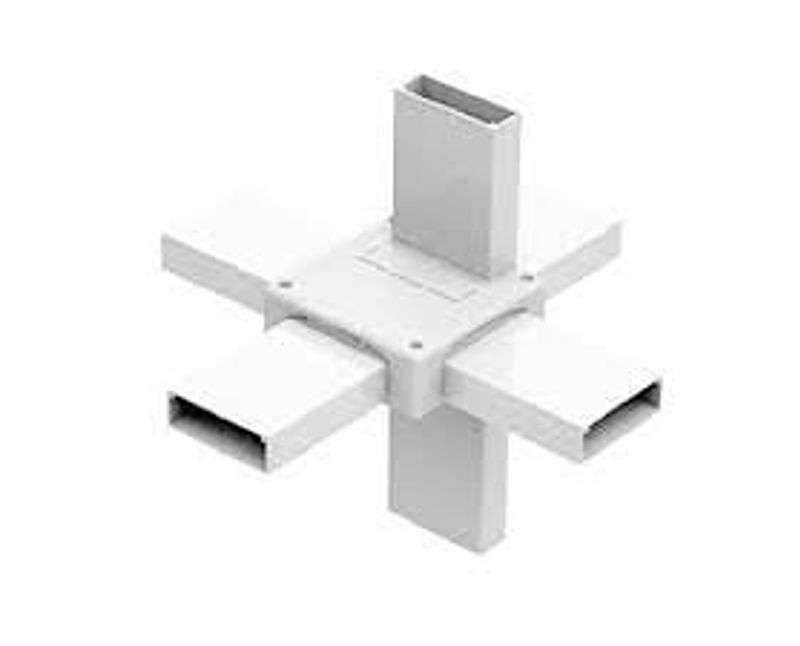 Caixa Perfilado Tipo X Al 2X2 45Mm 2X2 45Mm Cor Bc DT5334000