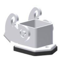 Base Tomada Mult 51,5X35Mm PD03W Kap