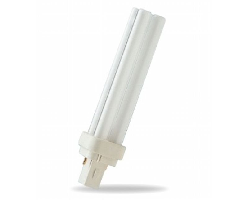 Lâmpada Compacta 4000K G24D-2 2P 18W Dulux D 7012632 Ledvance | Dimensional - Imagem inclinada para esquerda