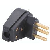 Plugue Macho Triangular Preto 2 Polos+Terra 250V 20A 57403011 Tramontina