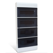 Quadro Comando Sobrepor Branco e Cinza 310mm 560x 104mm Mod 36-Din SCS36PO Steck