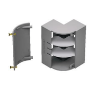 Curva Canaleta V90Gr Al Br 45Mm DT3744000 Dutotec