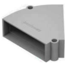 Curva Canaleta Hor Al Br Nat 25Mm 45G DT3614000 Dutotec