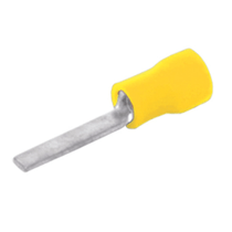 Terminal Pino Reto 26,6Mm 2,70-6,60Mm2 Amarelo PR2554 Crimper