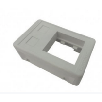Porta Equipamento 2 Bloco+Rj45 Keystone S/Colar Cz Interrup Tom DT6344010 Dutotec