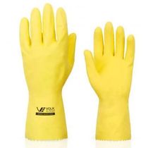 Luva Latex Amarela 300Mm Verniz Silver 105103801 Tamanho GG Volk